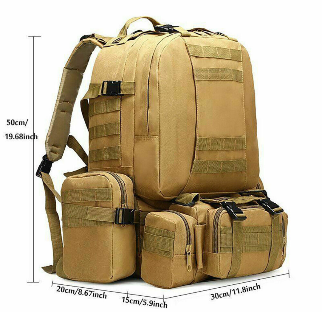 Vandrerygsæk 55 Liter – Outdoor Rygsæk Modul