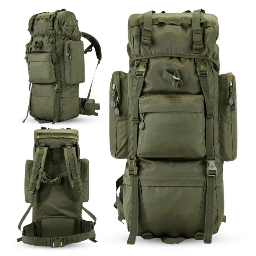Vandrerygsæk Vandtæt 70 Liter – Robust Trekking