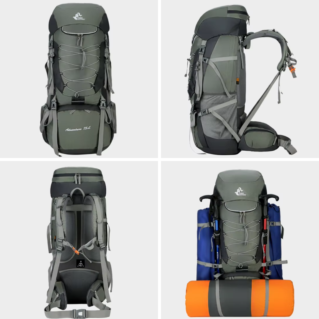 Vandrerygsæk 75 Liter – Robust Trekking Rygsæk
