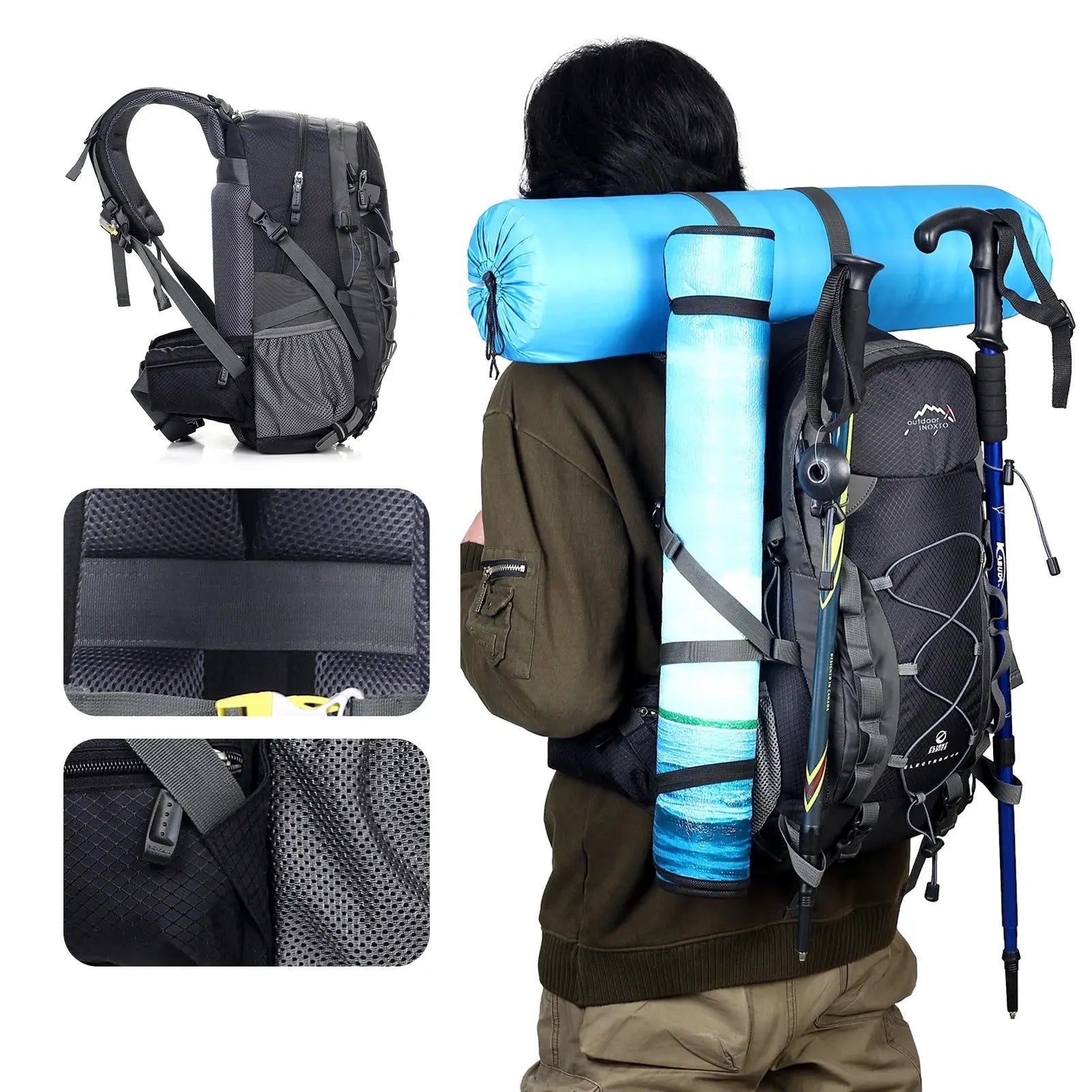 Vandrerygsæk 40 liter – Komfortabel & Robust