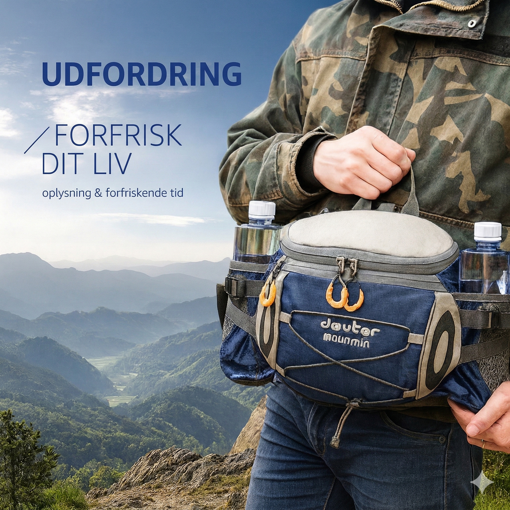 Vandtæt Bæltetaske 8 Liter – Let & Robust Outdoor
