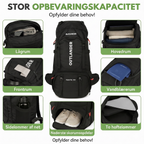 Rygsæk vandtæt 60 liter – Vandrerygsæk 60 liter-Rygsæk Butik
