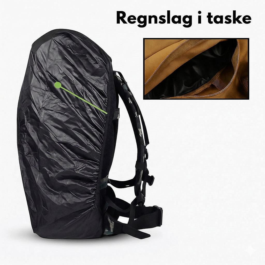 Vandrerygsæk Vandtæt 70 Liter – Robust Trekking