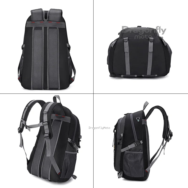 Vandtæt motorcykel bagtaske 30 liter – Rolltop Touring