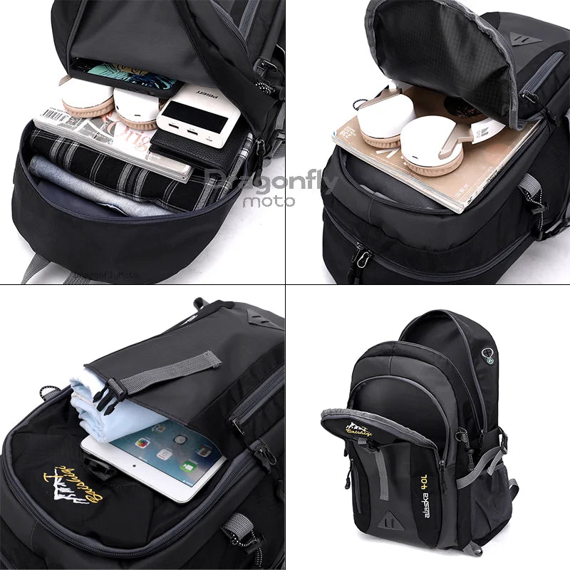 Vandtæt motorcykel bagtaske 30 liter – Rolltop Touring