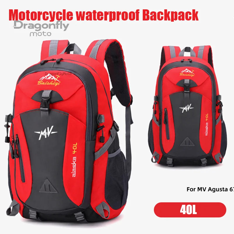 Vandtæt motorcykel bagtaske 30 liter – Rolltop Touring