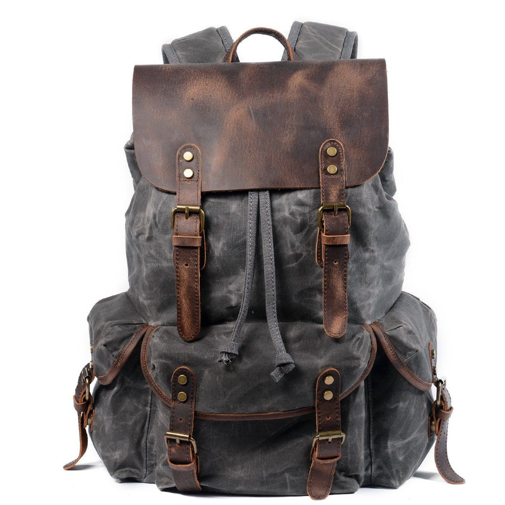 Rygsæk Herre 23 Liter – Vintage Canvas Rygsæk