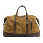 Lædertaske 38 Liter – Vintage Duffel Bag-Rygsæk Butik