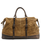 Lædertaske 38 Liter – Vintage Duffel Bag-Rygsæk Butik
