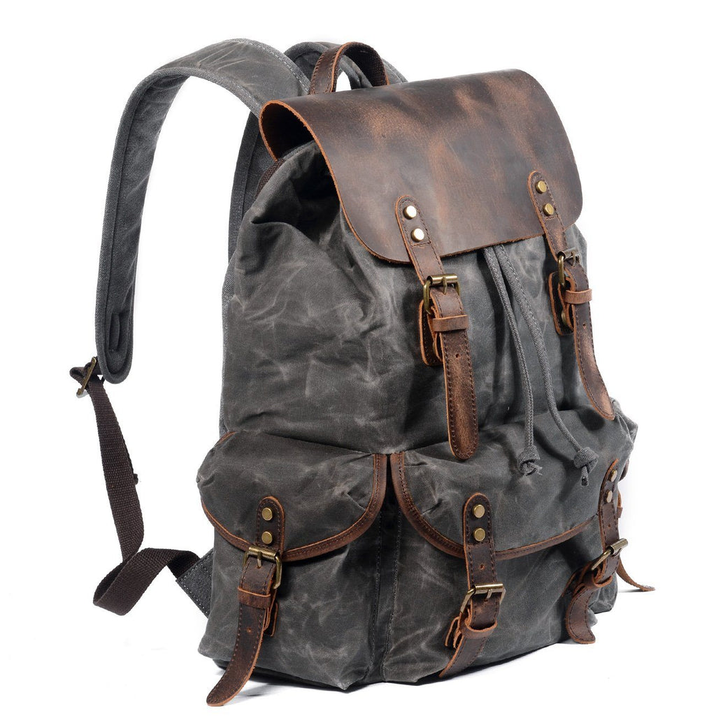 Rygsæk Herre 23 Liter – Vintage Canvas Rygsæk