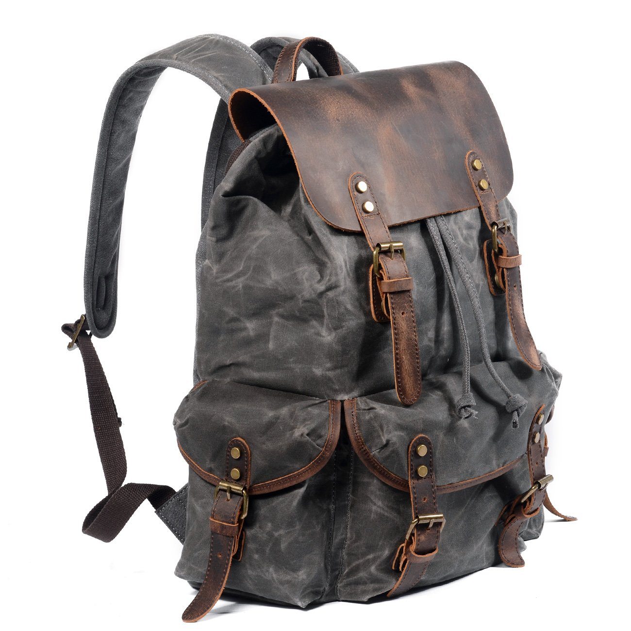 Rygsæk Herre 23 Liter – Vintage Canvas Rygsæk