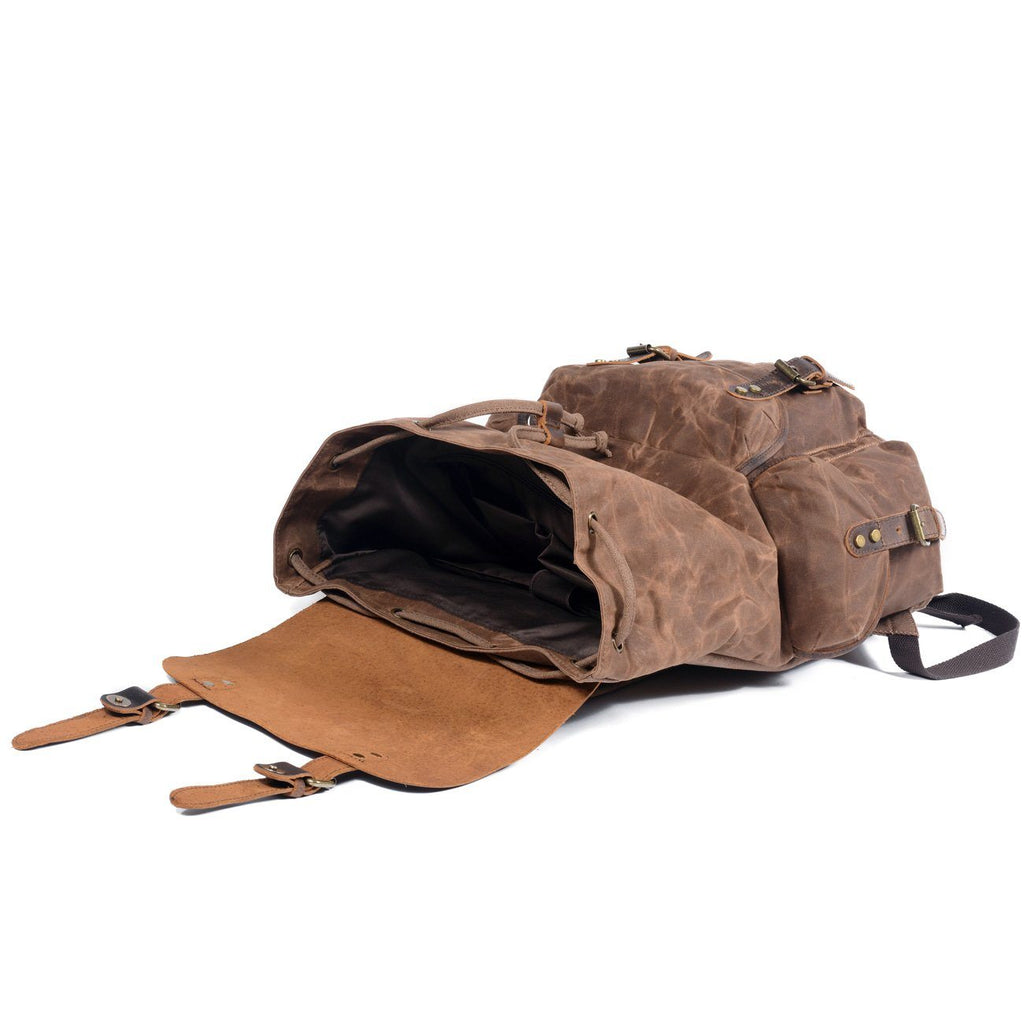 Rygsæk Herre 23 Liter – Vintage Canvas Rygsæk