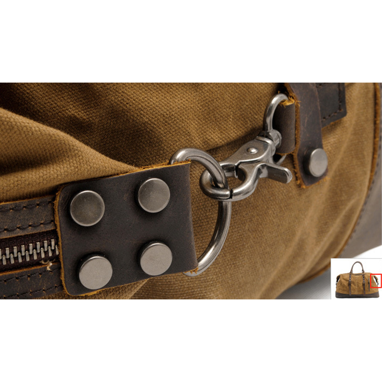 Lædertaske 38 Liter – Vintage Duffel Bag