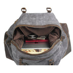 Lædertaske 38 Liter – Vintage Duffel Bag-Rygsæk Butik