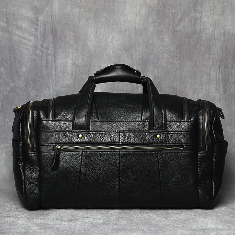 Weekendtaske Læder Herre 20 Liter – Vintage Rejsetaske