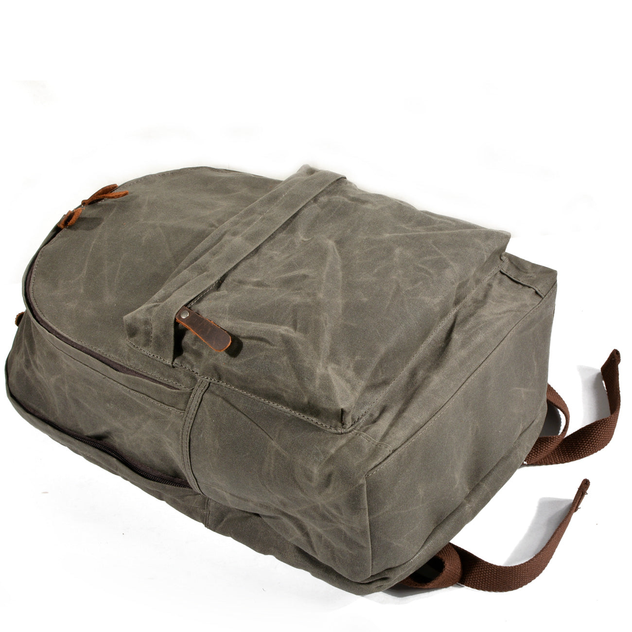Rygsæk 14 liter – Vintage lædertaske med laptoprum