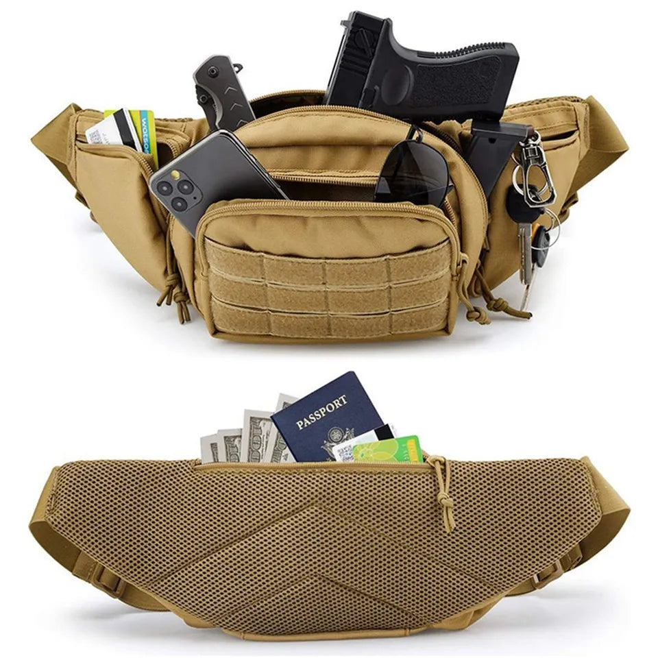 Bæltetaske 5 Liter – Taktisk Bæltetaske i 800D Nylon