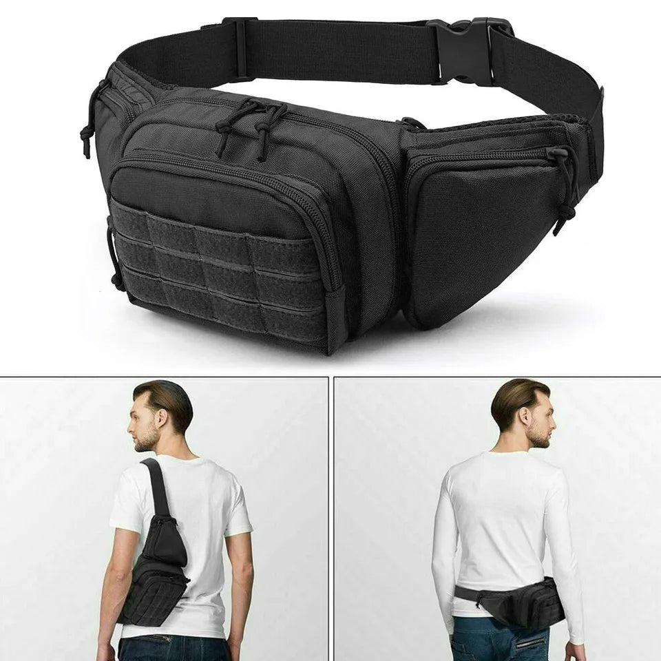Bæltetaske 5 Liter – Taktisk Bæltetaske i 800D Nylon