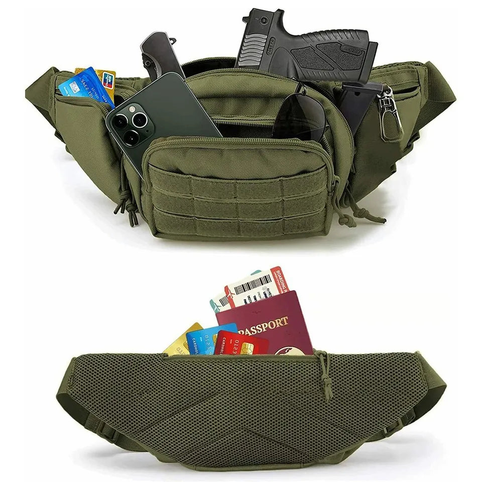 Bæltetaske 5 Liter – Taktisk Bæltetaske i 800D Nylon