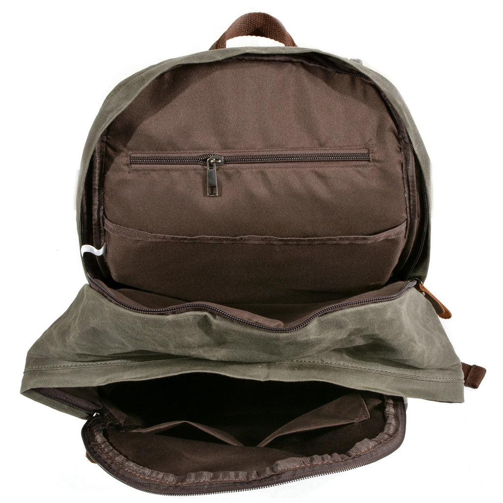Rygsæk 14 liter – Vintage lædertaske med laptoprum