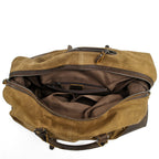 Lædertaske 38 Liter – Vintage Duffel Bag-Rygsæk Butik